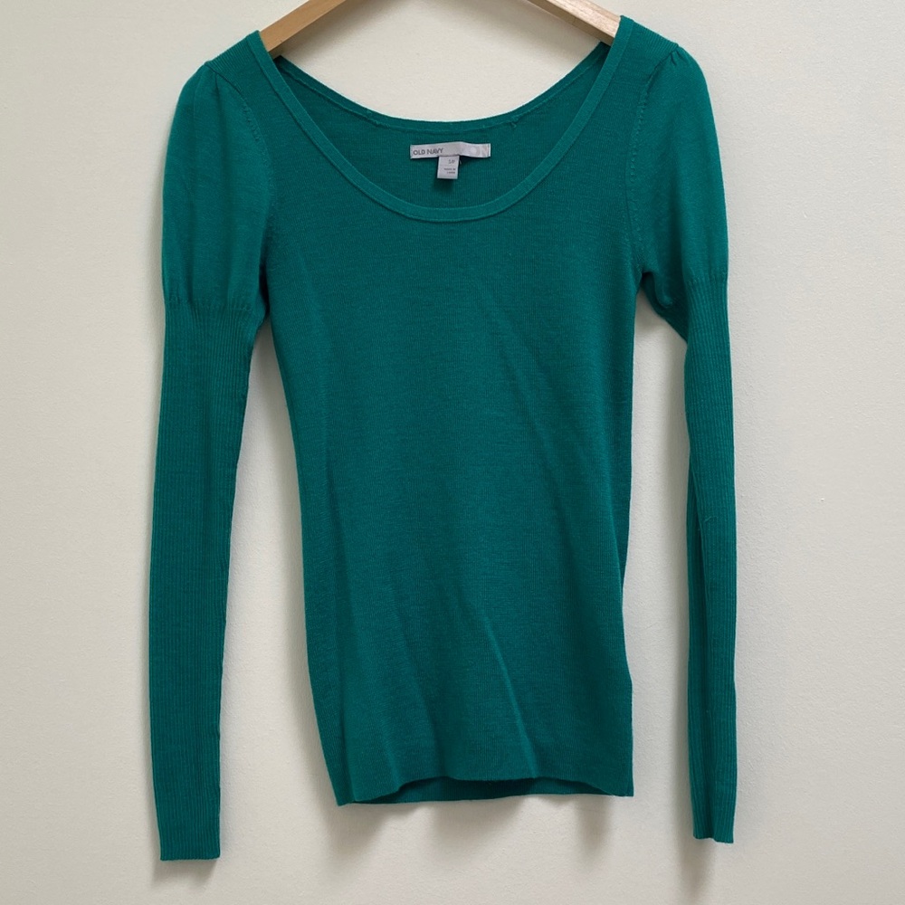 Old Navy Teal Long Sleeve Top